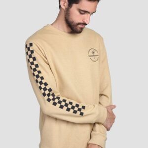 Mens full size creamy sweatshirt